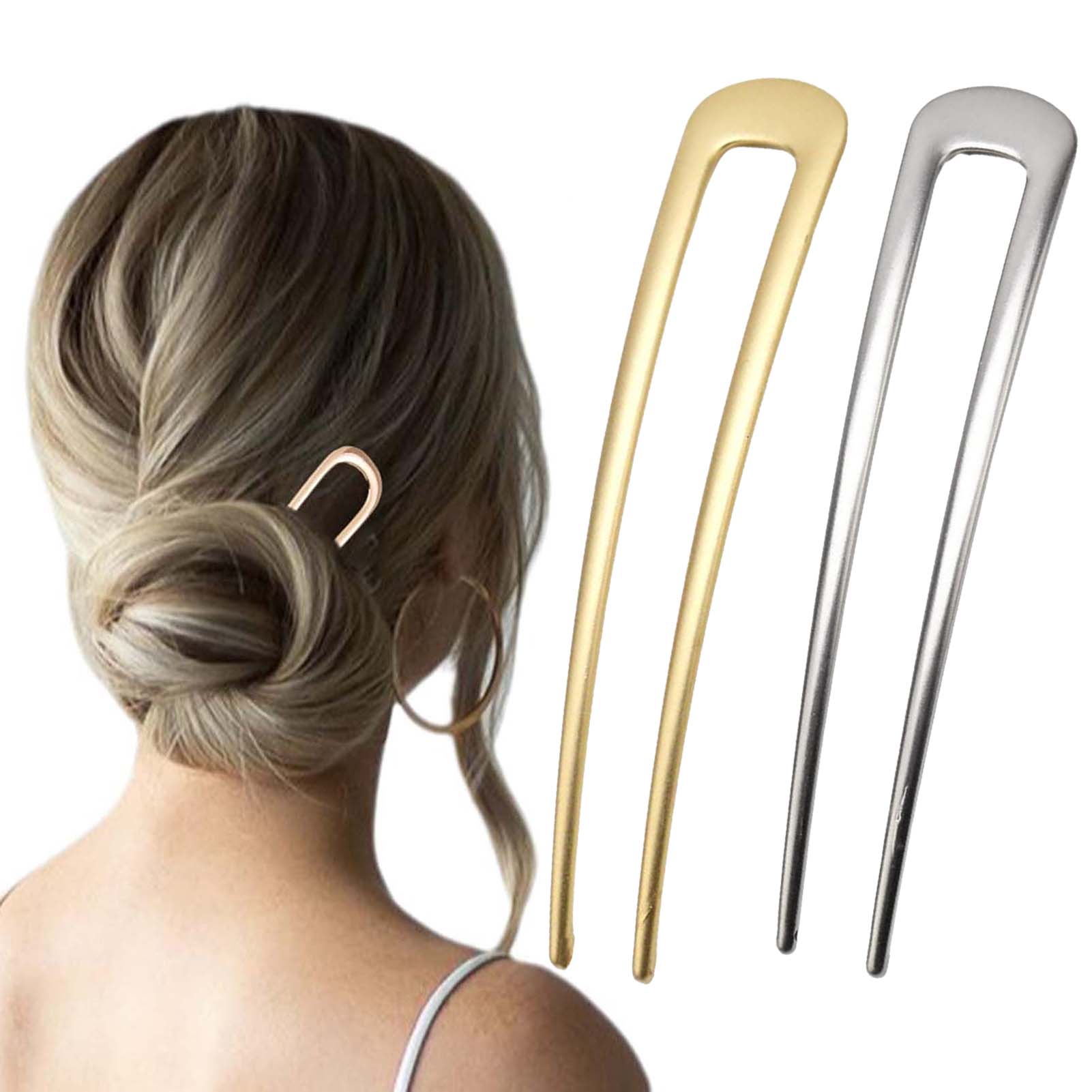 Hair Bundles - French U Shaped Hair Pins Vintage
