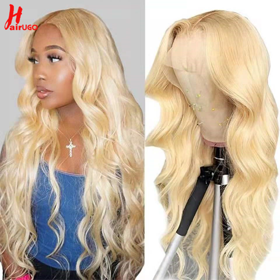 613 Blonde Body Wave Lace Front Wig - HairUGo 613 Blonde 13x6 Body Wave