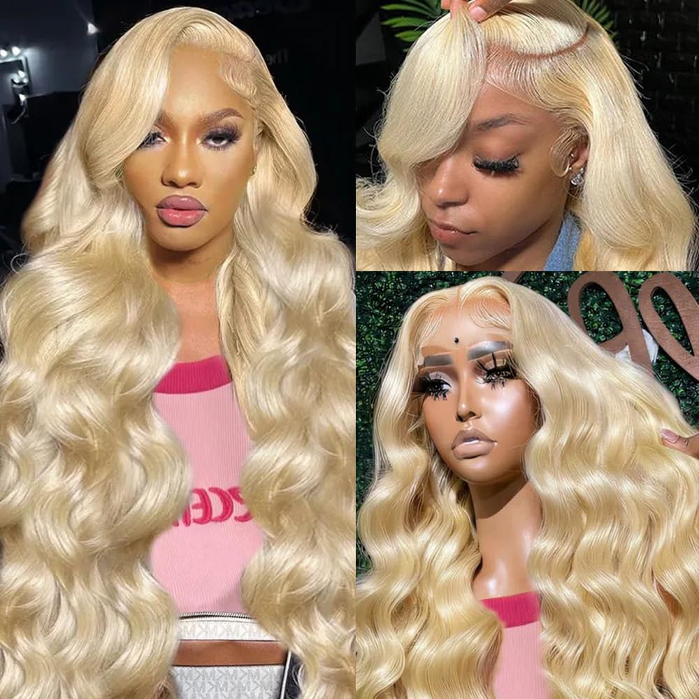 613 Blonde Body Wave Lace Front Wig - 13x4 HD Lace Front Wig 180
