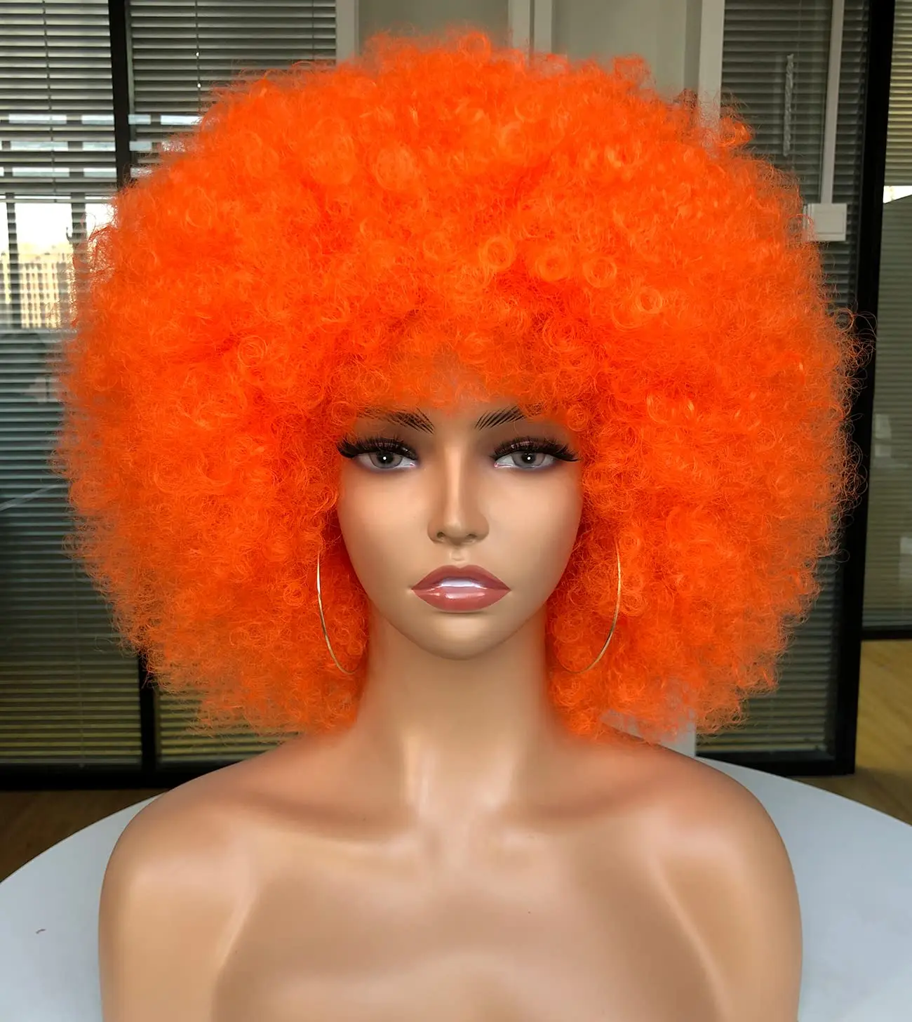 Afro Wig Kinky Curly Synthetic - Synthetic Braided Wigs For Black Women 评论和价格
