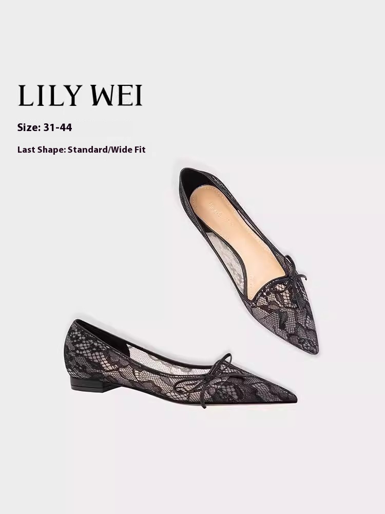 Flat stiletto heels spring and - Lace Front Wigs 评论和价格