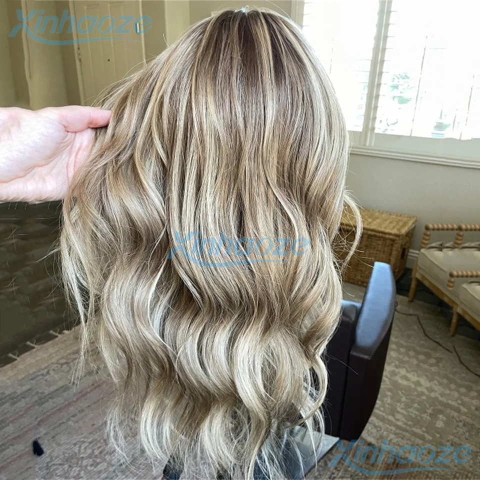 #8/613 Highlight Wig Human Hai - 613 Blonde Body Wave Lace Front Wig 评论和价格