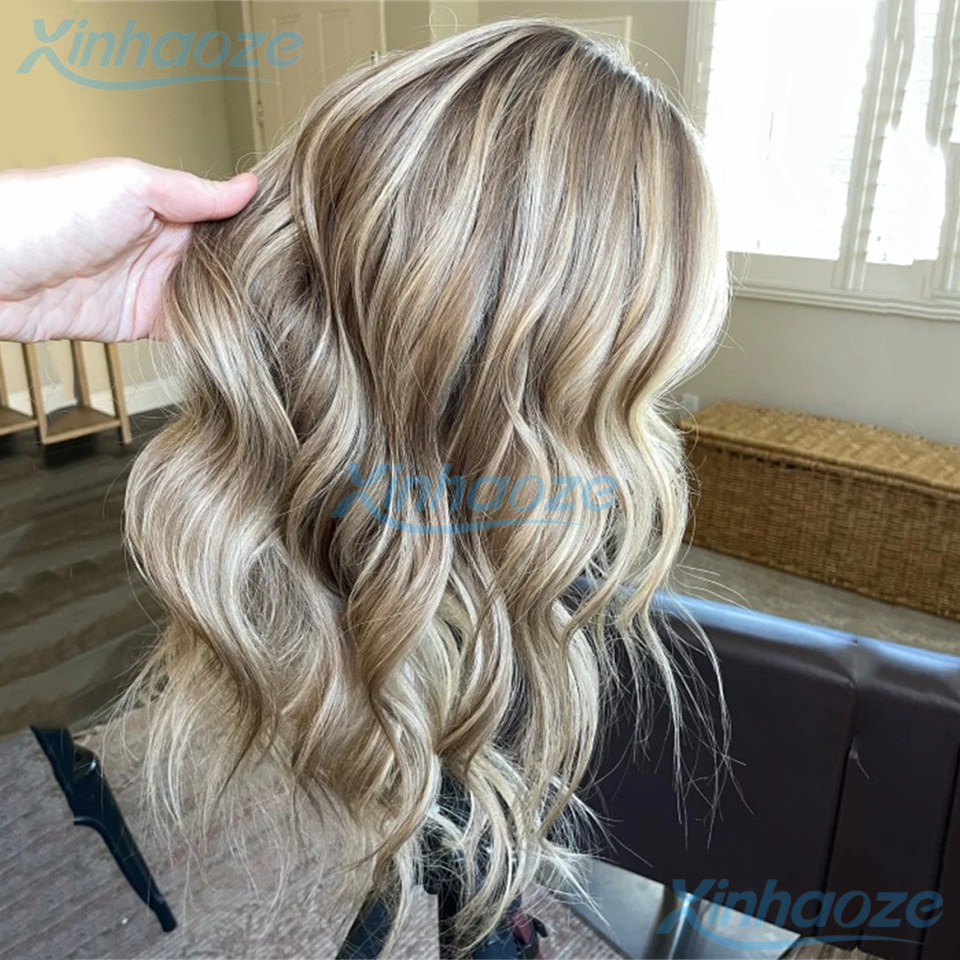 #8/613 Highlight Wig Human Hai - 613 Blonde Body Wave Lace Front Wig 评论和价格
