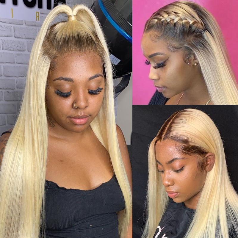 1B 613 Body Wave Human Hair Wi - 613 Blonde Body Wave Lace Front Wig 评论和价格