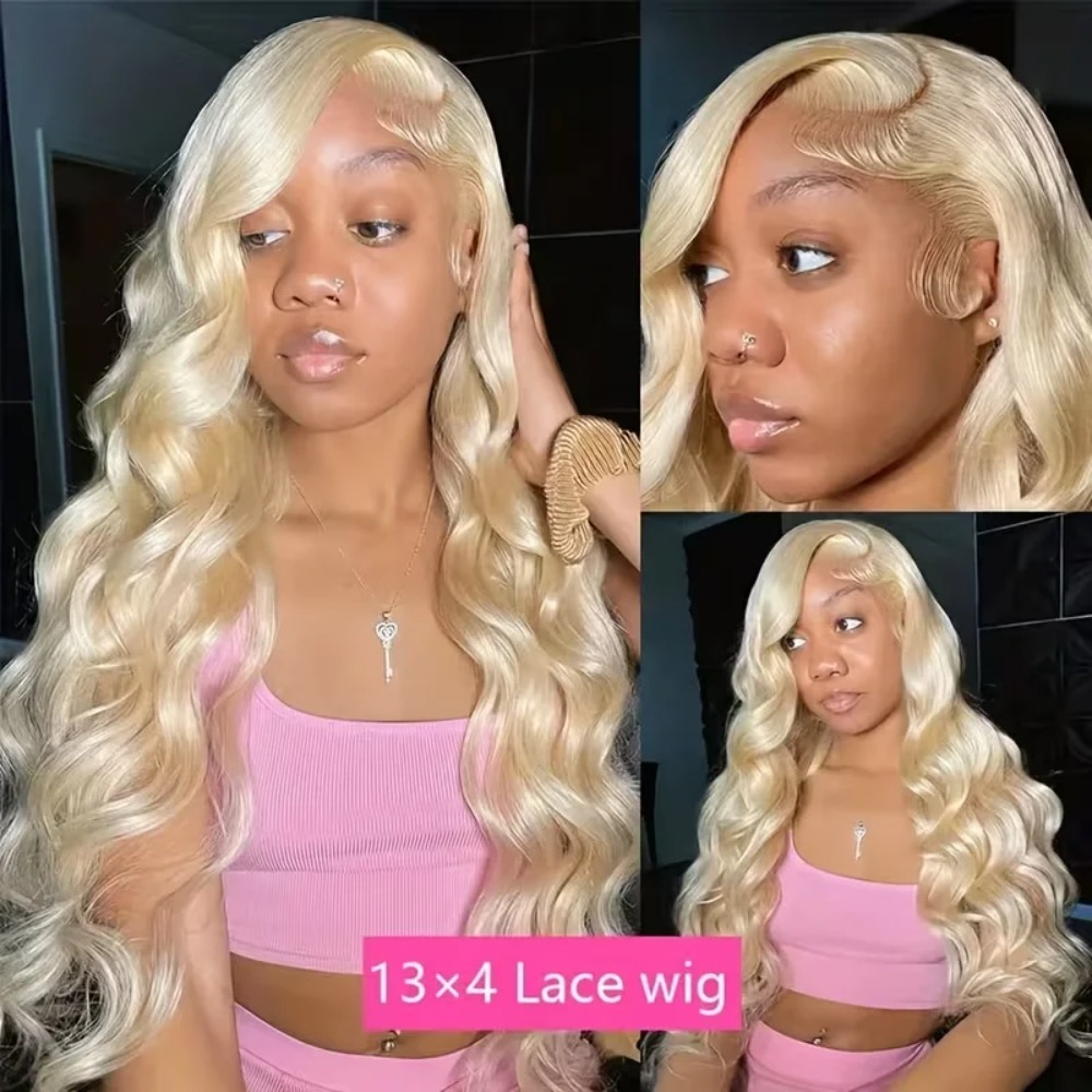 26 30 Inch 613 Blonde Wigs Bod - 613 Blonde Body Wave Lace Front Wig 评论和价格