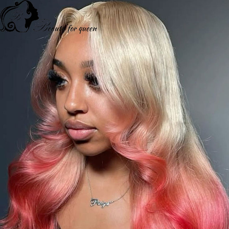 Lace Front Long Straight Human - 613 Blonde Body Wave Lace Front Wig 评论和价格