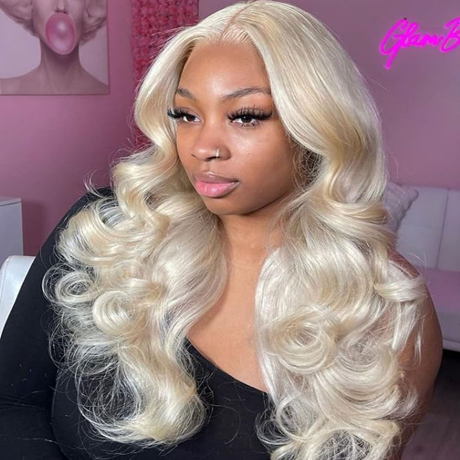 Body Wave 613 Human Hair Wigs  - 613 Blonde Body Wave Lace Front Wig 评论和价格