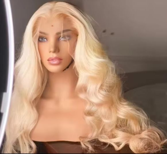 613 Blonde Wig Long Body Wave  - 613 Blonde Body Wave Lace Front Wig 评论和价格