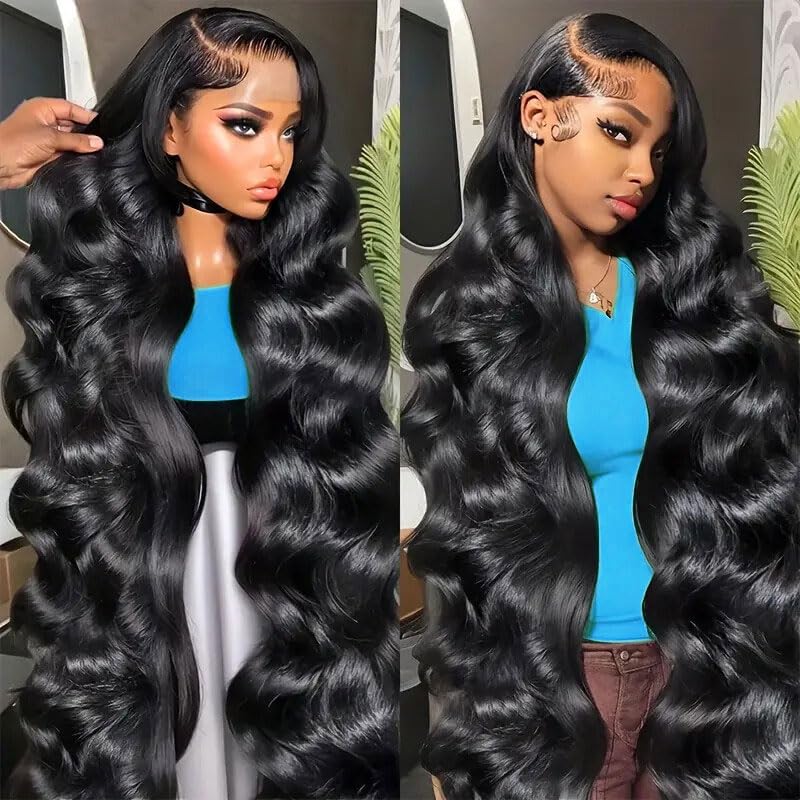 13x6 Hd Transparent Body Wave  - Hd Lace Frontal Wig Human Hair Pre Plucked 评论和价格