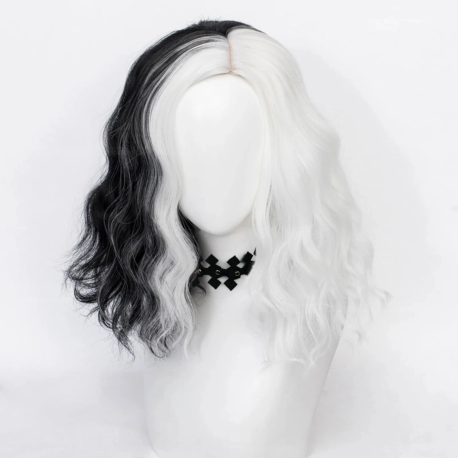Convention Anime Cruella de Vi - Synthetic Braided Wigs For Black Women 评论和价格