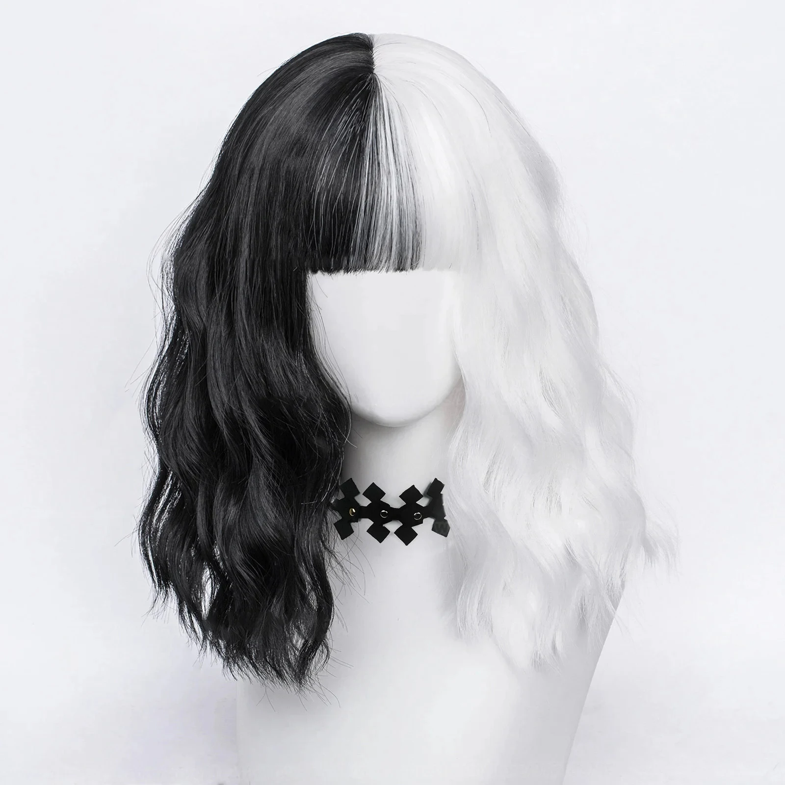 Convention Anime Cruella de Vi - Synthetic Braided Wigs For Black Women 评论和价格