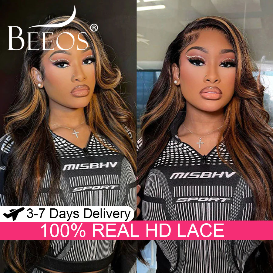 #1B/30 Highlight Body Wave 13x - Human Hair Wigs 评论和价格