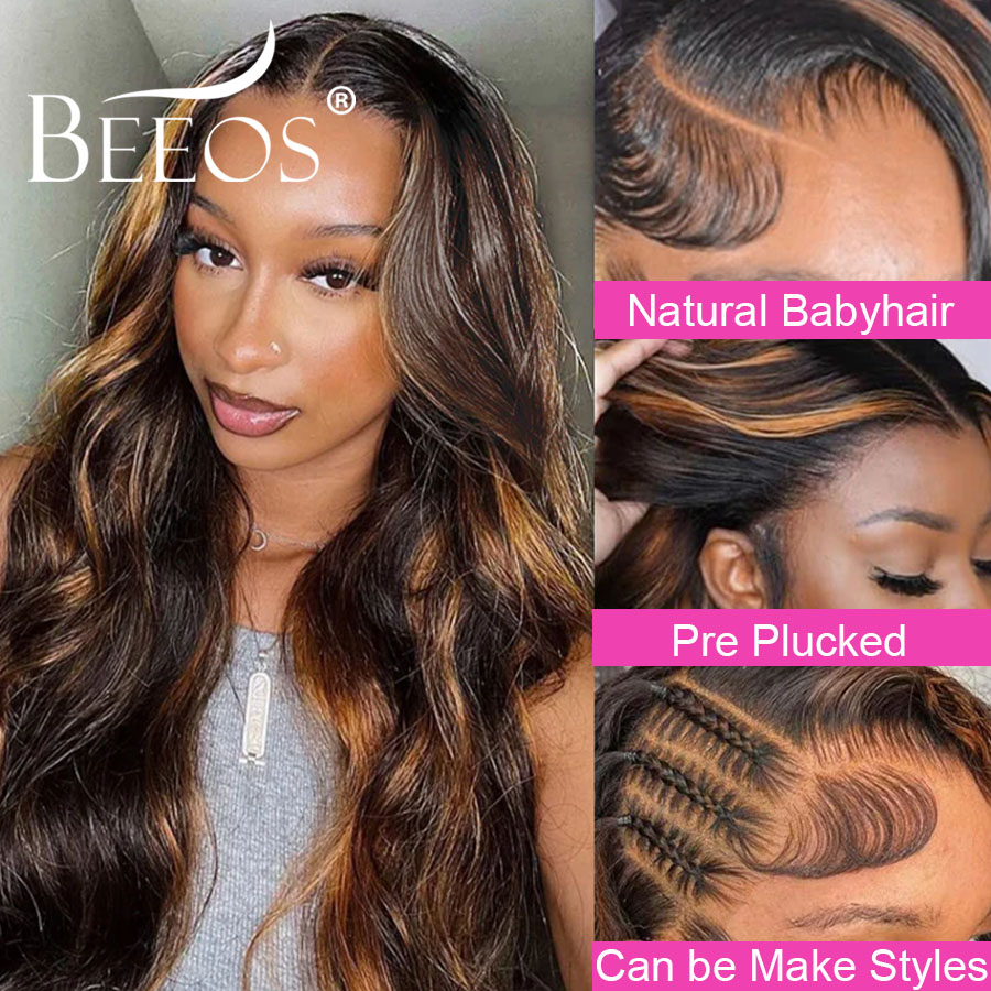 #1B/30 Highlight Body Wave 13x - Human Hair Wigs 评论和价格