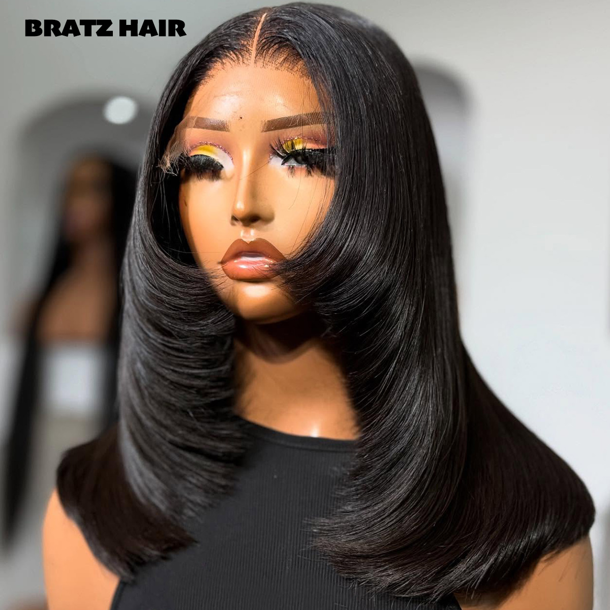Super Double Drawn Layered Cut - Glueless Wear And Go Human Hair Wig 评论和价格
