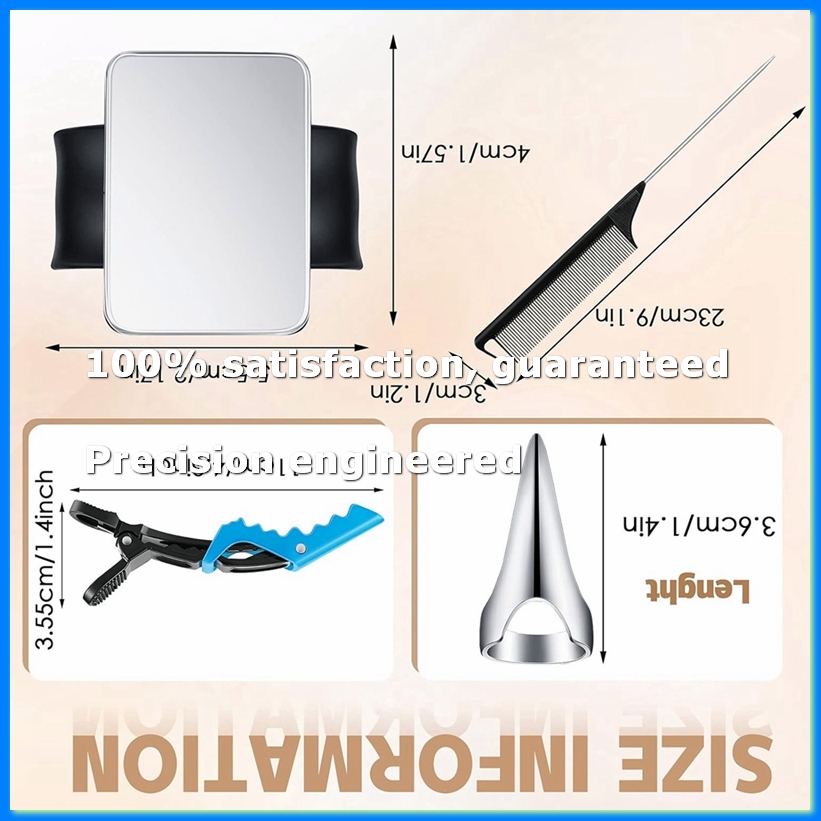 8 PCS Parting Ring Hair Select - Hair Clips 评论和价格