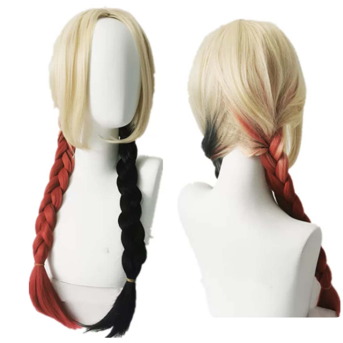 Women Quinn Cosplay Wig Harley - Synthetic Braided Wigs For Black Women 评论和价格
