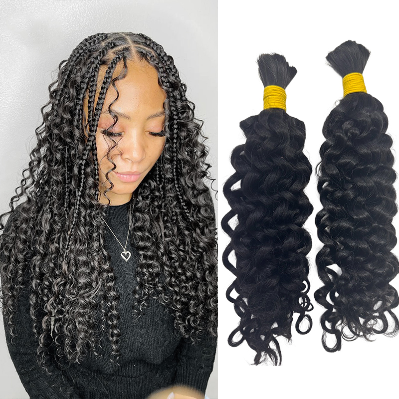 Water Wave Bulk Human Hair For - Water Wave Bulk Human Hair For Braiding 评论和价格