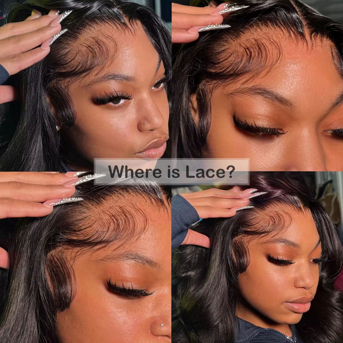 Glueless Wear and Go Brown Col - Pre Parted 13X4 Lace Front Bob Wig 评论和价格