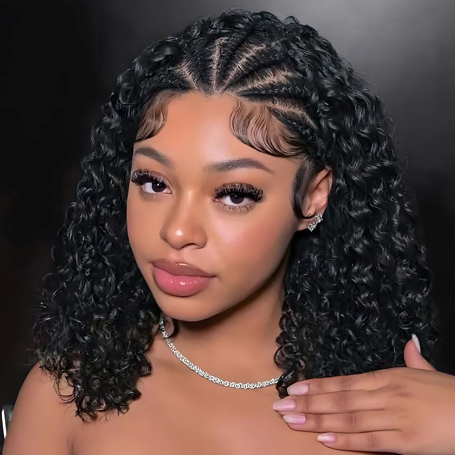Cornrow Braid Bob Wig Deep Cur - Glueless Wear And Go Human Hair Wig 评论和价格