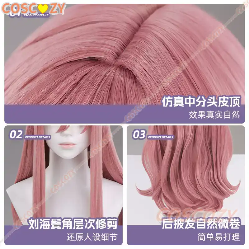 Anime The Ribbon Hero Sapphire - Synthetic Wigs 评论和价格