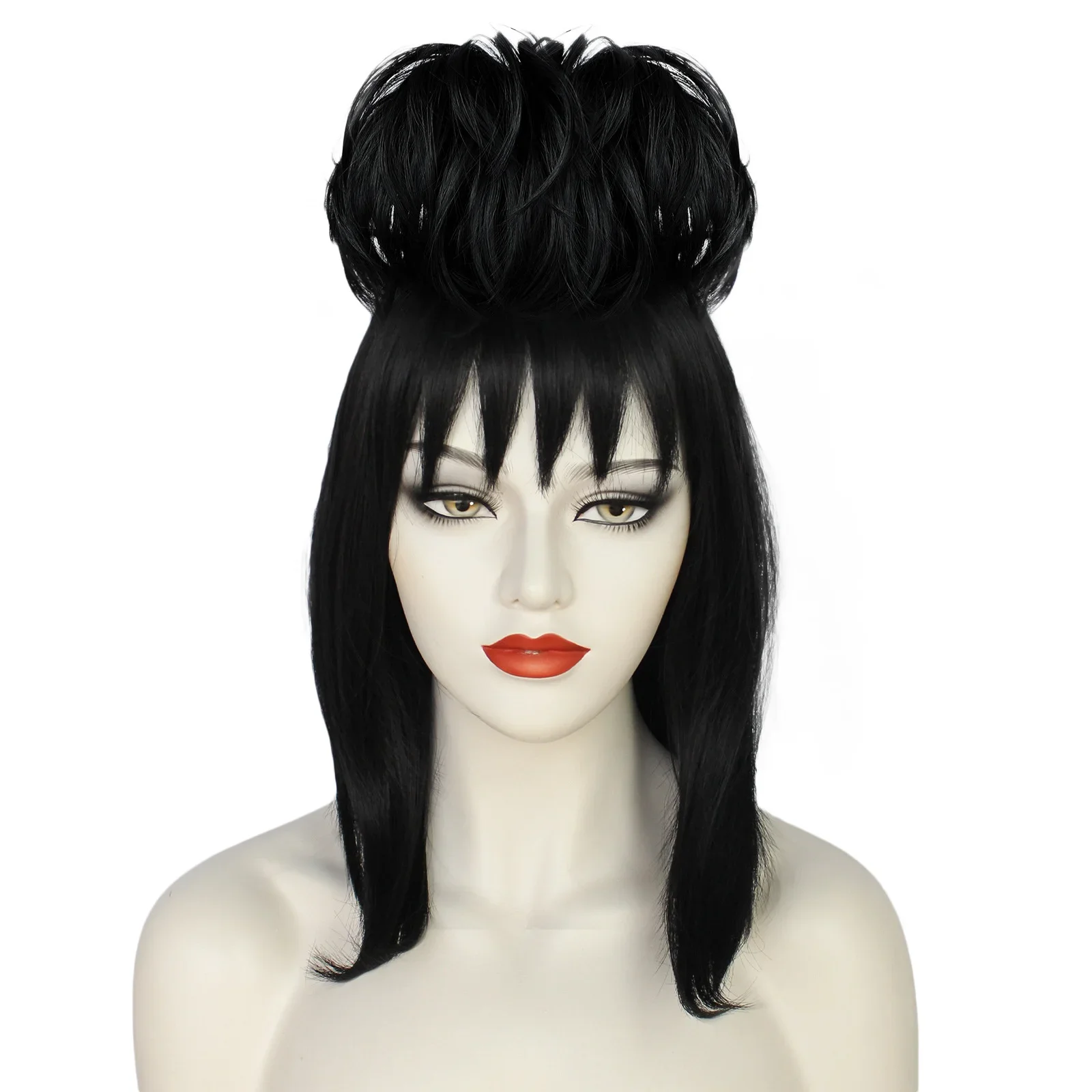 Lydia Deetz Cosplay Wig Bride  - Synthetic Braided Wigs For Black Women 评论和价格