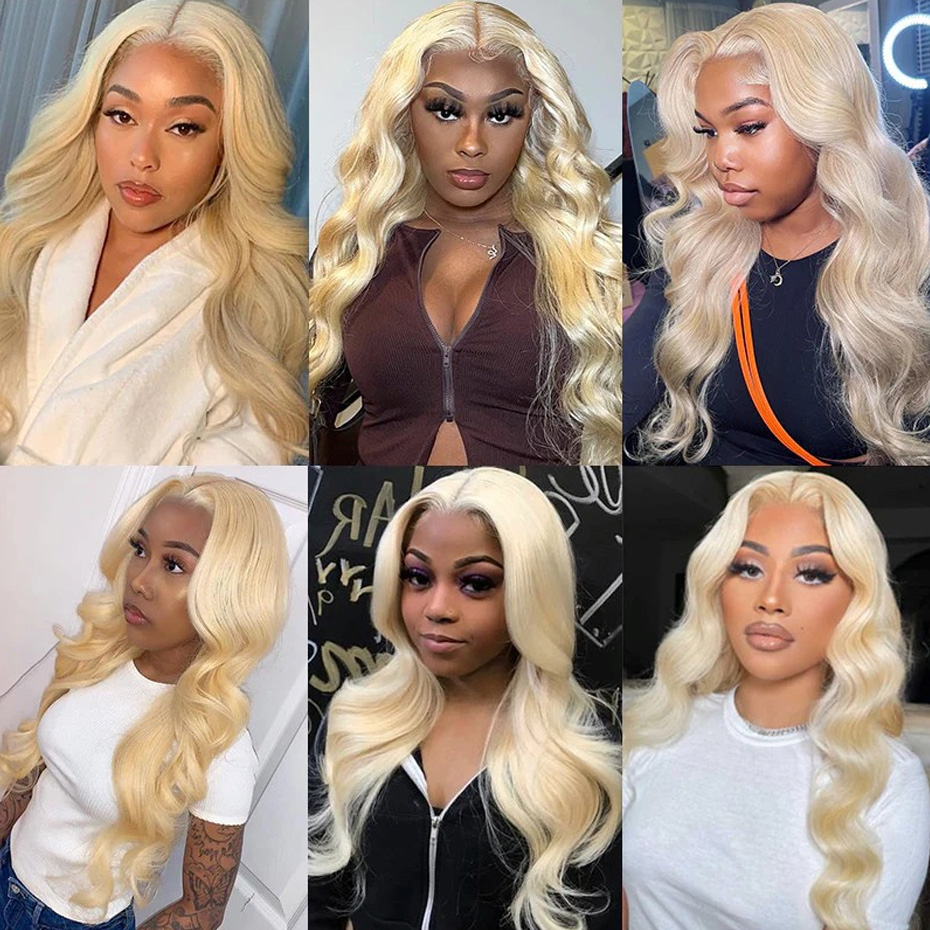 613 Blonde 360 Lace Body Wave  - 613 Blonde Body Wave Lace Front Wig 评论和价格