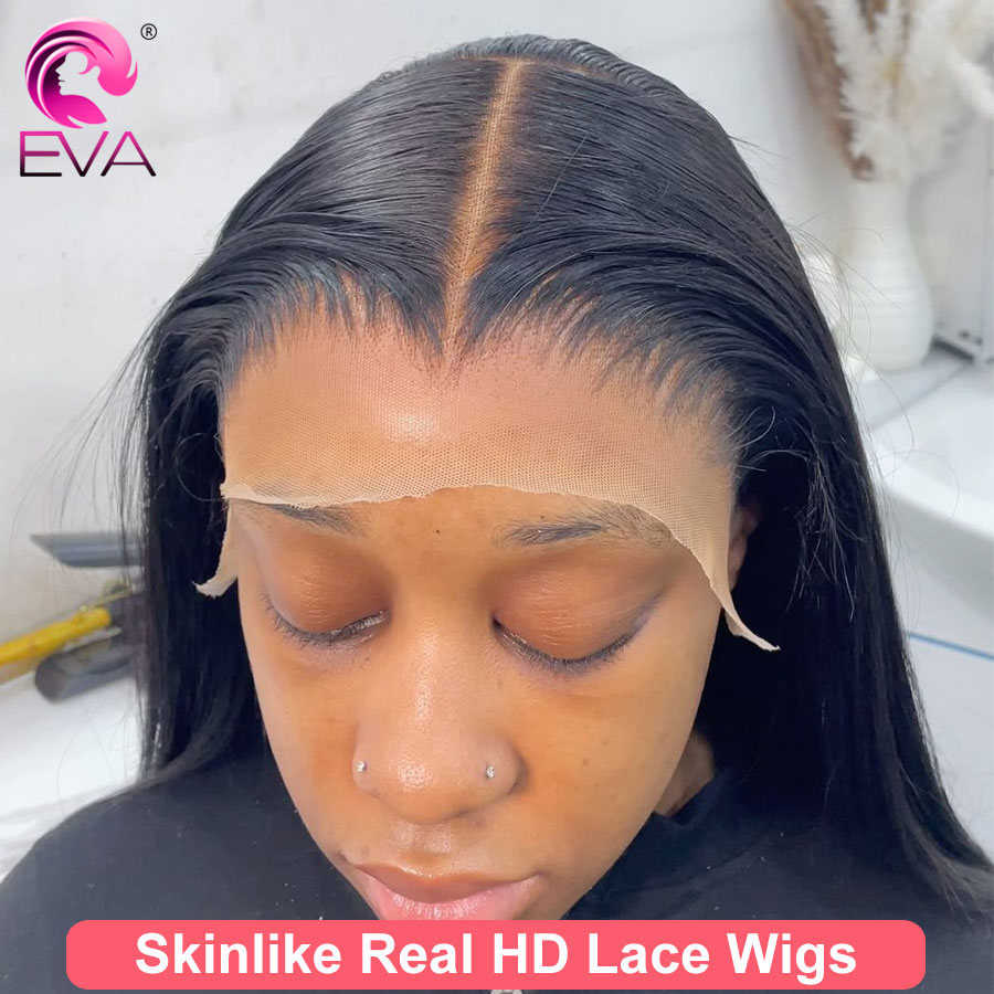 Eva Hair Deep Part HD Lace Fro - Hd Lace Frontal Wig Human Hair Pre Plucked 评论和价格