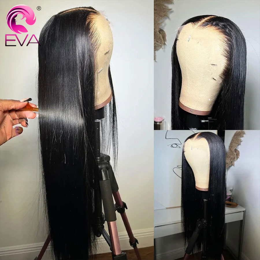 Eva Hair Deep Part HD Lace Fro - Hd Lace Frontal Wig Human Hair Pre Plucked 评论和价格