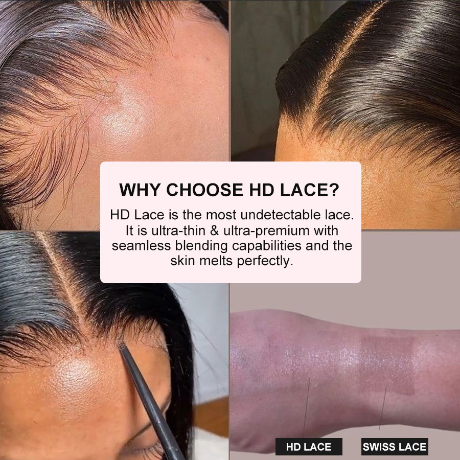 Eva Hair Deep Part HD Lace Fro - Hd Lace Frontal Wig Human Hair Pre Plucked 评论和价格