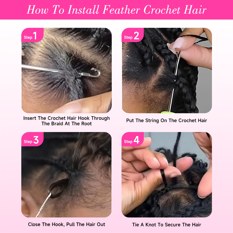 Natural Deep Wave Feather Croc - Hair Bundles 评论和价格