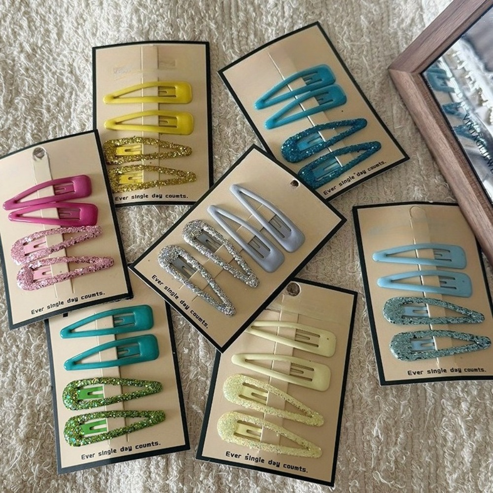Korean Style Water Drop Barret - Hair Clips 评论和价格