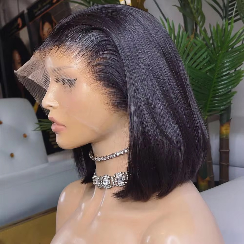 250 Density Straight 13x4 Lace - Pre Parted 13X4 Lace Front Bob Wig 评论和价格