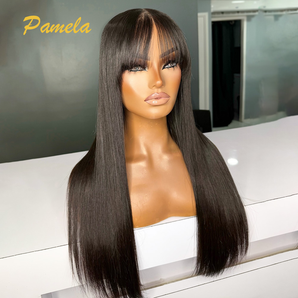Brazilian Pre Cut Bone Straigh - Lace Front Wigs 评论和价格