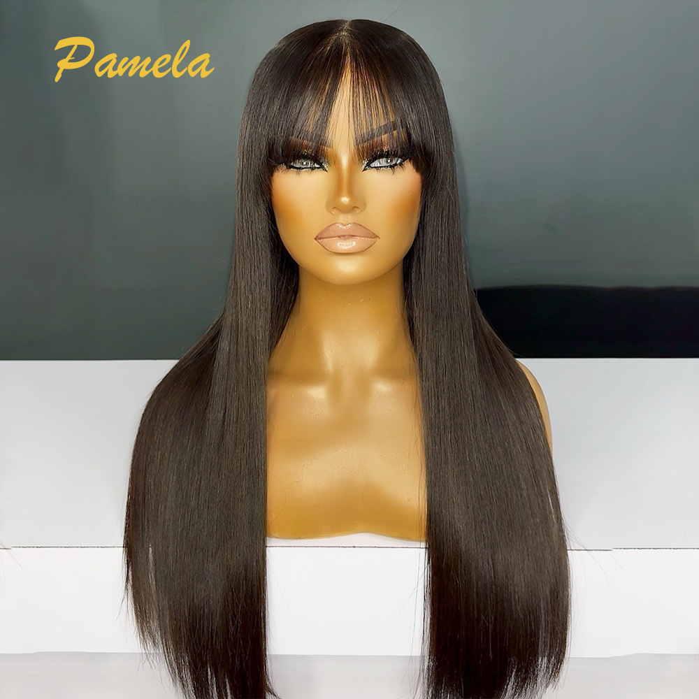 Brazilian Pre Cut Bone Straigh - Lace Front Wigs 评论和价格