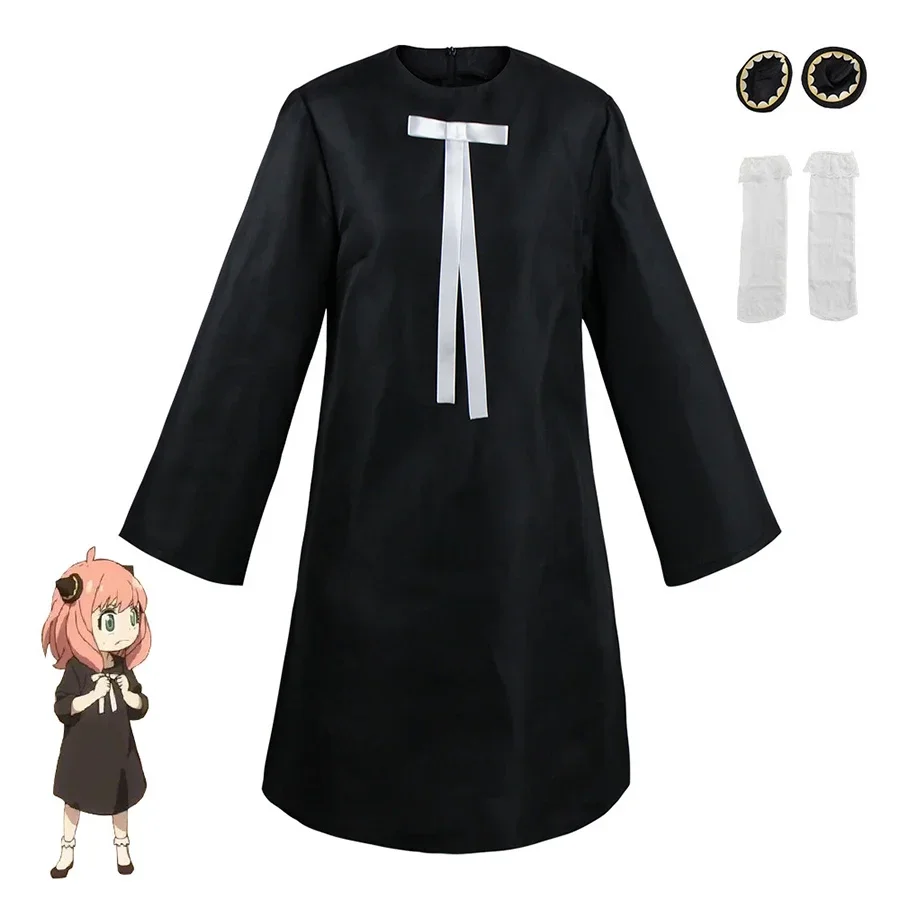 Anya Forger Cosplay Dress Anim - Synthetic Braided Wigs For Black Women 评论和价格